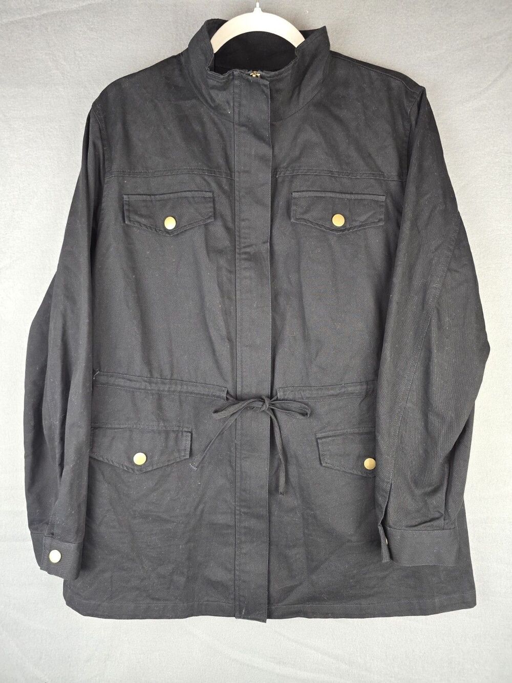 Field Jacket Women Large Utility Safari Outdoor Cargo Gorpcore Streetwear